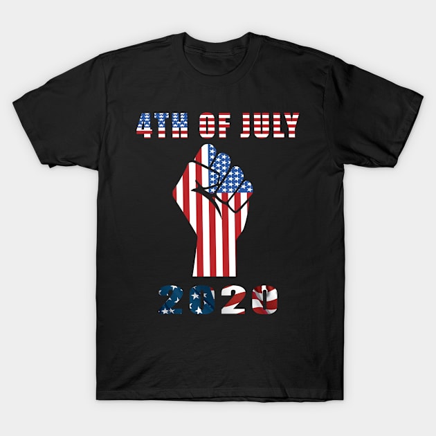 4 th of july 2020 T-Shirt by Adel dza